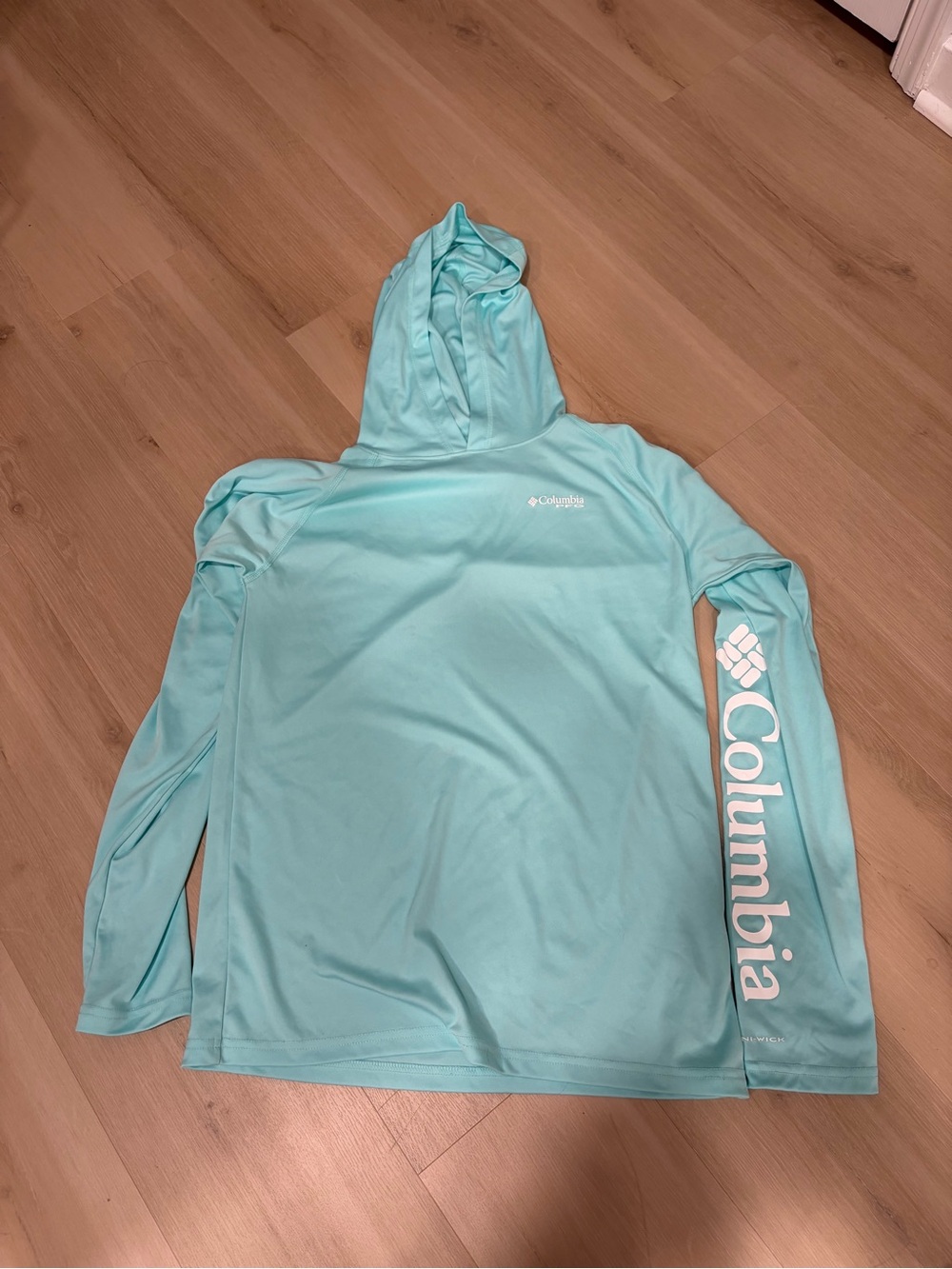 Columbia PFG Aqua Hooded Sun Shirt